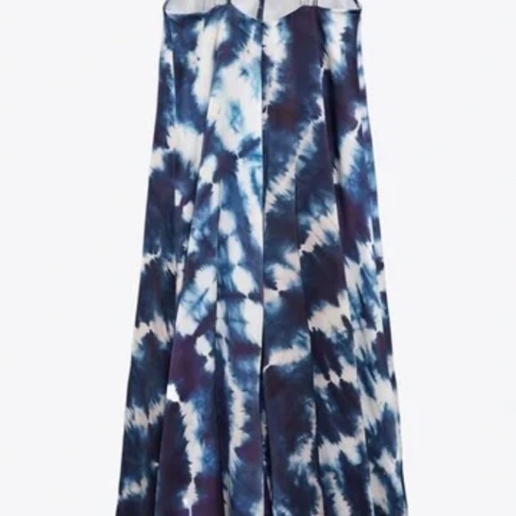 Zara Tie Dye Midi Slip Dress XS/S - Picture 5 of 6